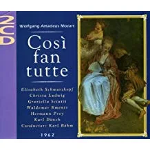 Mozart - Cosi Fan Tutte - Karl Bohm (2 CDs) (Gala - Portugal Import)