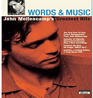 51DA5VQNL._AC_UY327_QL65_ML3_.jpg John Mellencamp's Greatest Hits - Words and Music (2 CDs and Bonus DVD)