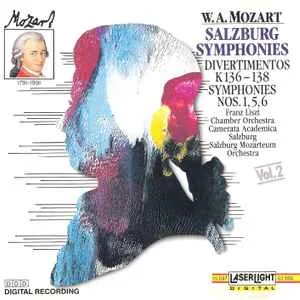 Mozart's Salzburg Symphonies - Divertimentos K136-138, Symphonies nos. 1, 5, 6 Mozart's Salzburg Symphonies - Divertimentos K136-138, Symphonies nos. 1, 5, 6 (Laser Light)