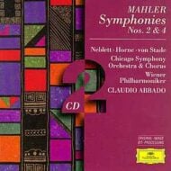 Mahler's Symphonies Nos. 2 & 4 - Claudio Abbado (2 CDs)