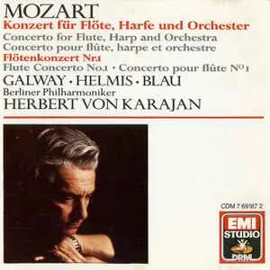 Mozart - Concerto For Flute, Harp And Orchestra, Flute Concerto No. 1 - Herbert Von Karajan (EMI)