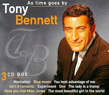 Tony Bennett - As Time Goes By (42 tracks on 3 CDs) Tony Bennett - As Time Goes By (42 tracks on 3 CDs) (Wear to Outer Box)
