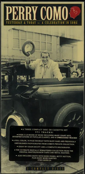 Perry Como – Yesterday & Today ~ A Celebration In Song (3 CDs)