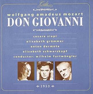 Wolfgang Amadeus Mozart's Don Giovanni (3 CDs) Wilhelm Furtwangler Wolfgang Amadeus Mozart's Don Giovanni (3 CDs) Wilhelm Furtwangler