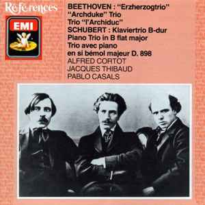 Beethoven and Schubert Trios Alfred Cortot