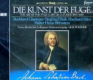 Johann Sebastian Bach's Die Kunst Der Fuge (The Art of The Fugue) (2 CDs) Max Pommer Johann Sebastian Bach's Die Kunst Der Fuge (The Art of The Fugue) (2 CDs) Max Pommer