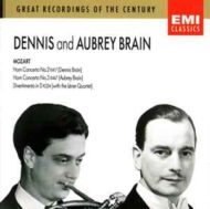 Mozart's Horn Concertos Nos. 2 and 3, Divertimento K334 - Aubrey and Dennis Brain Mozart's Horn Concertos Nos. 2 and 3, Divertimento K334 Aubrey and Dennis Brain