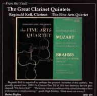 The Great Clarinet Quintets - The Fine Arts Quartet and Reginald Kell The Great Clarinet Quintets The Fine Arts Quartet and Reginald Kell