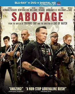 Sabotage (Blu ray) Arnold Schwarzenegger