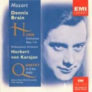 Mozart's Horn Concertos Nos. 1 4; Quintet In E Flat, K452 Herbert von Karajan